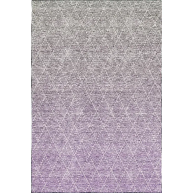 Luxury Washable Lazio Lavender 10\' x 14\' Rug