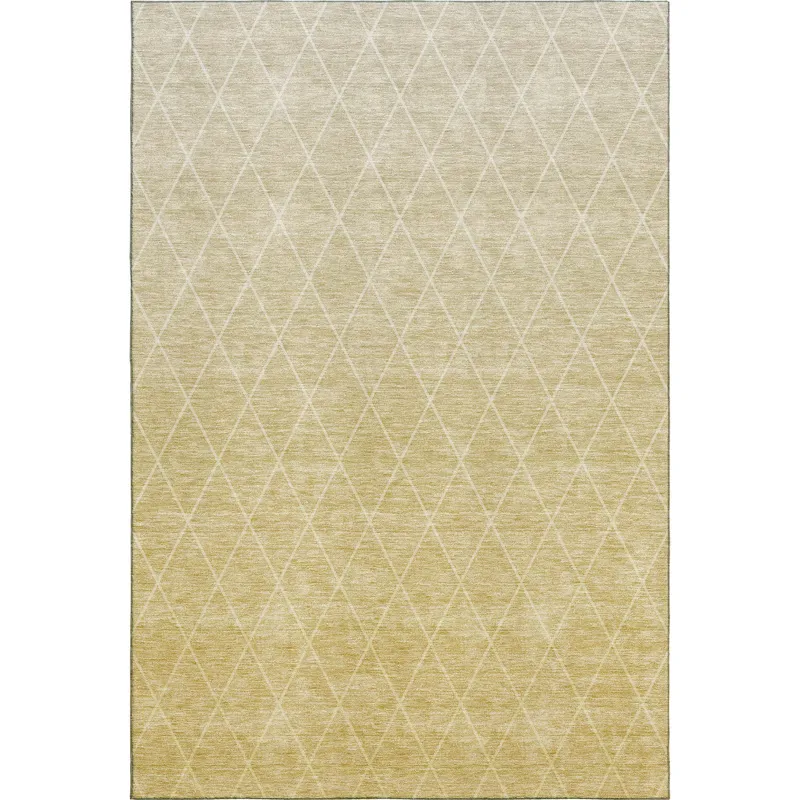 Luxury Washable Lazio Wheat 2\'6\" x 3\'10\" Rug