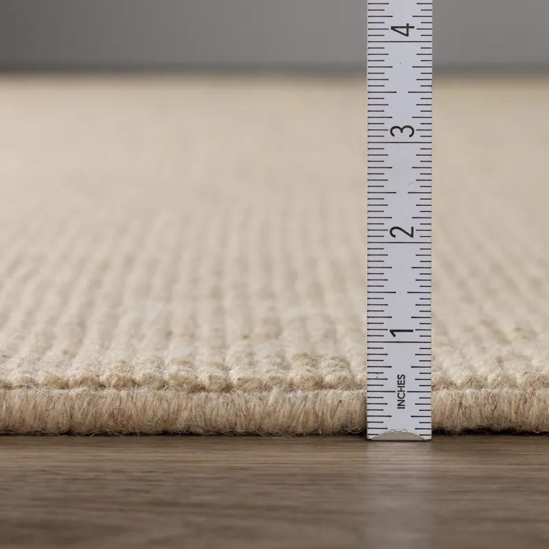 Monaco Sisal Oatmeal 2\'3\" x 7\'6\" Runner Rug