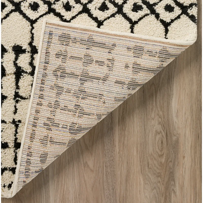 Marquee Ivory/Midnight 5\'1\" x 7\'5\" Rug