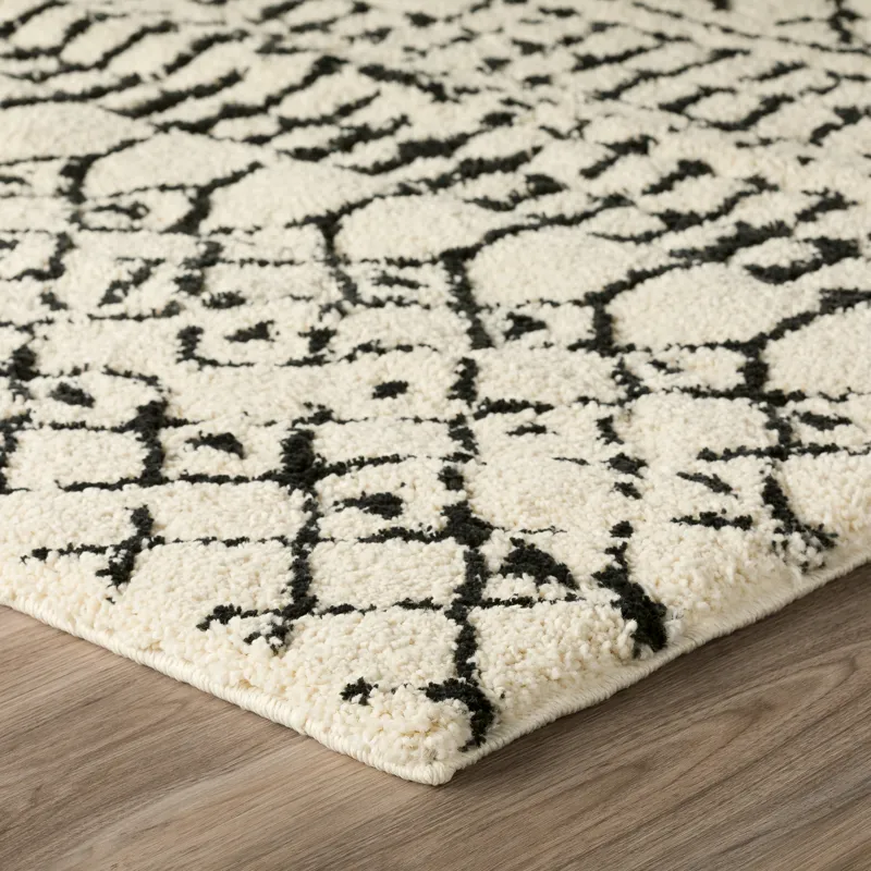 Marquee Ivory/Midnight 5\'1\" x 7\'5\" Rug