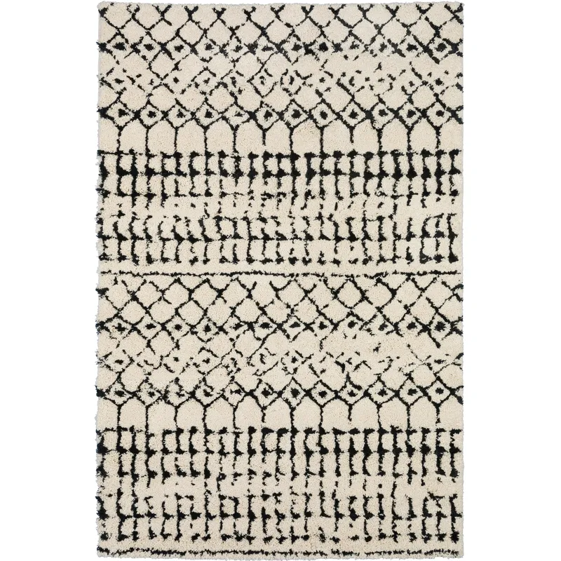 Marquee Ivory/Midnight 5\'1\" x 7\'5\" Rug