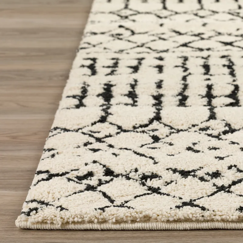 Marquee Ivory/Midnight 5\'1\" x 7\'5\" Rug