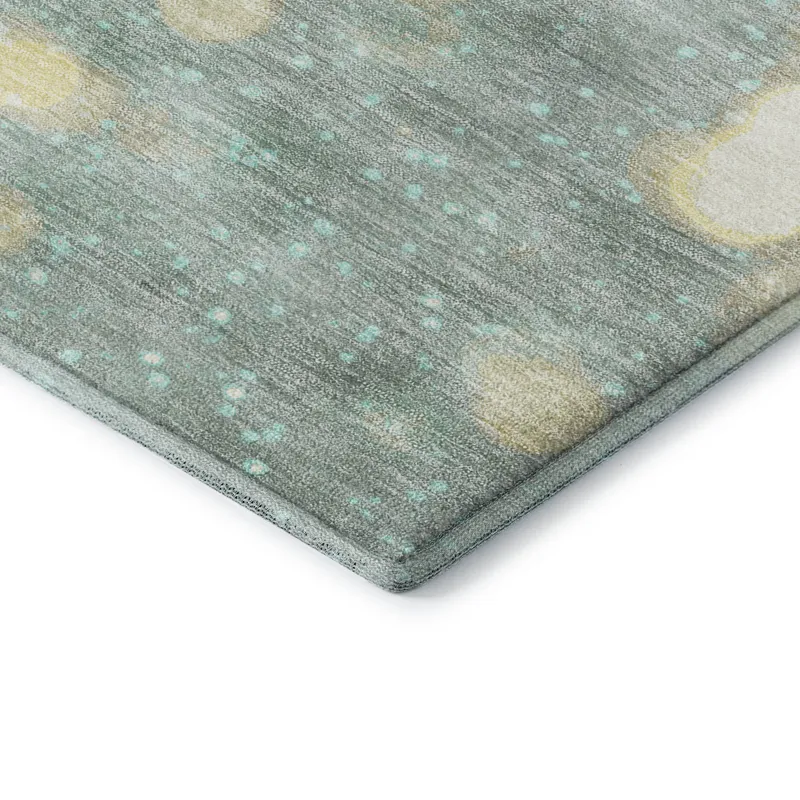 Luxury Washable Indoor/Outdoor Merry & Bright Skydust 2\'3\" x 7\'6\" Runner Rug