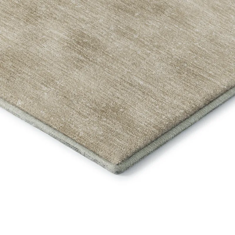 Luxury Washable Indoor/Outdoor Merry & Bright Putty 2\'6\" x 3\'10\" Rug