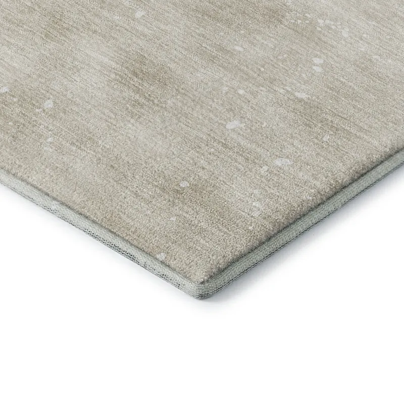 Luxury Washable Indoor/Outdoor Merry & Bright Beige 2\'6\" x 3\'10\" Rug