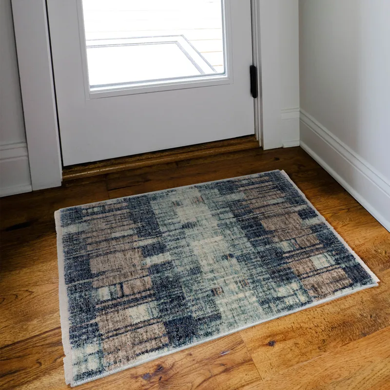 Neola Navy 1\'8\" x 2\'6\" Rug