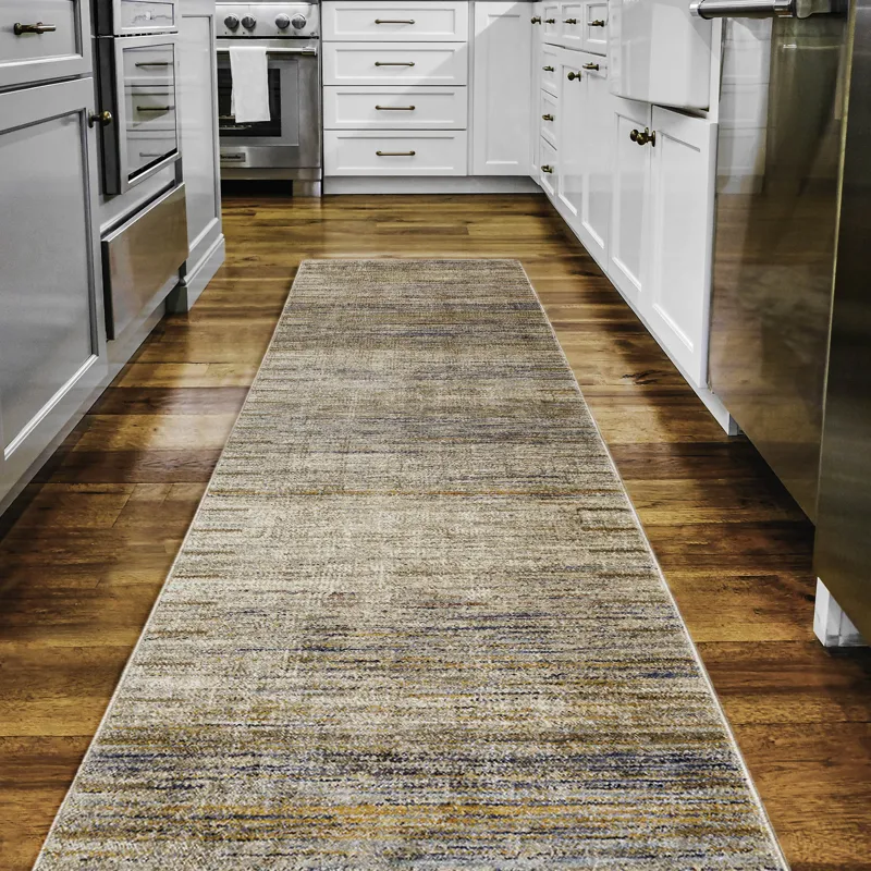 Neola Taupe 2\'3\" x 7\'10\" Runner Rug