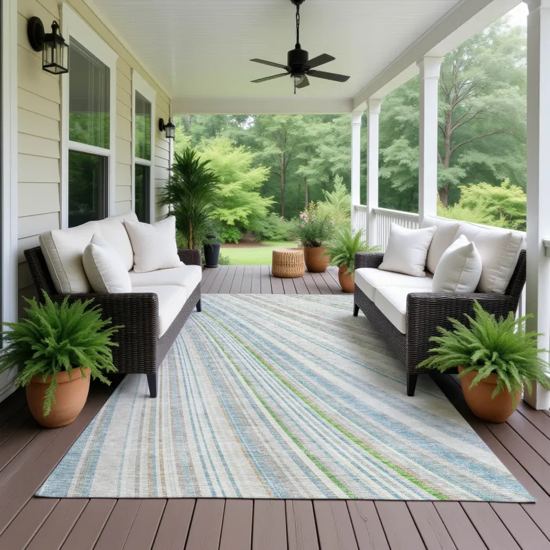 Machine Washable Indoor/Outdoor Neo Ivory 2\'6\" x 3\'10\" Rug