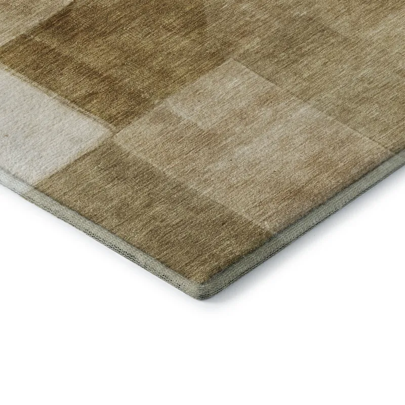 Machine Washable Indoor/Outdoor Neo Terracotta 10\' x 14\' Rug