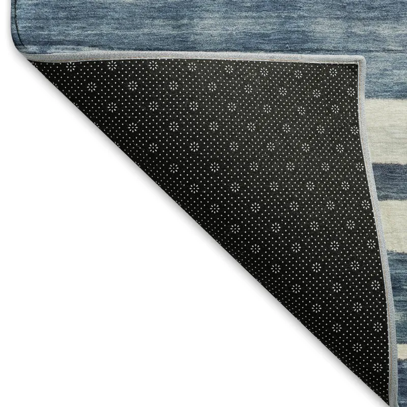 Machine Washable Indoor/Outdoor Neo Denim 2\'3\" x 7\'6\" Runner Rug