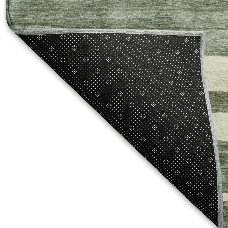 Machine Washable Indoor/Outdoor Neo Sage 2\'3\" x 7\'6\" Runner Rug