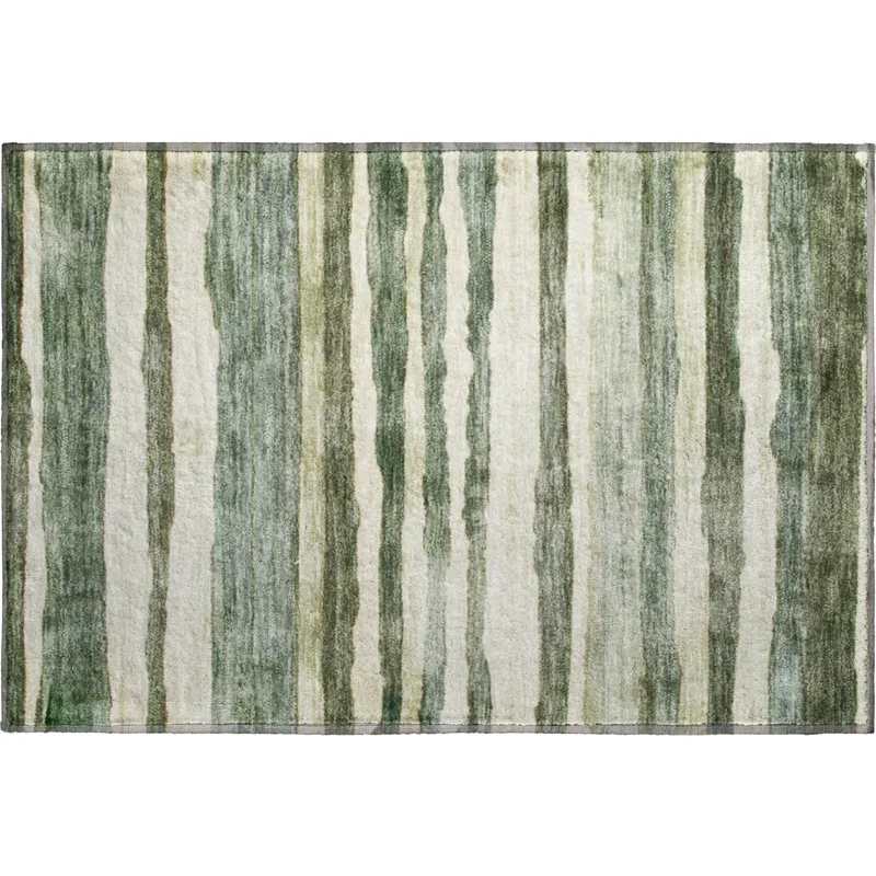 Machine Washable Indoor/Outdoor Neo Sage 1\'8\" x 2\'6\" Rug