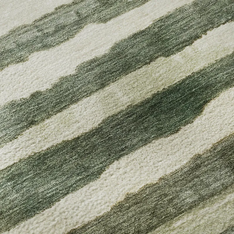 Machine Washable Indoor/Outdoor Neo Sage 2\'3\" x 7\'6\" Runner Rug