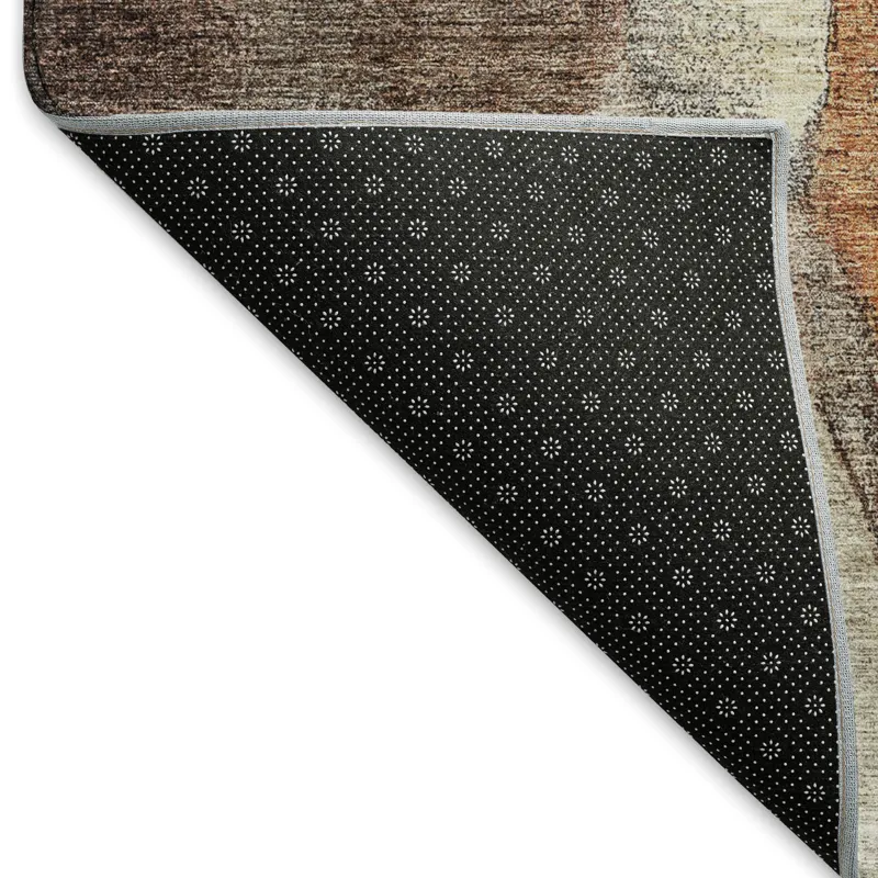 Machine Washable Indoor/Outdoor Neo Coffee 5\' x 7\'6\" Rug
