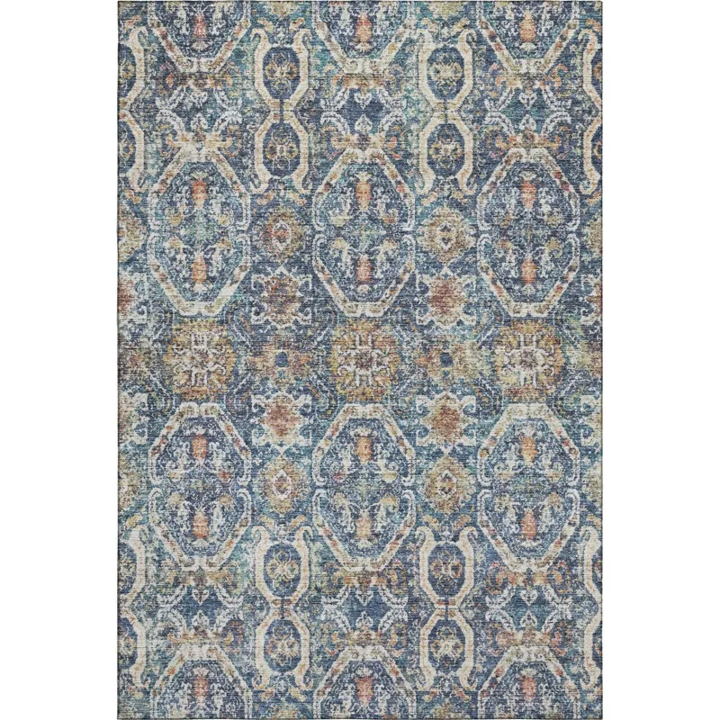 Machine Washable Indoor/Outdoor Neo Denim 8\' x 10\' Rug