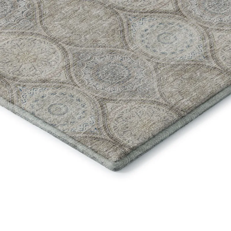 Machine Washable Indoor/Outdoor Neo Linen 1\'8\" x 2\'6\" Rug