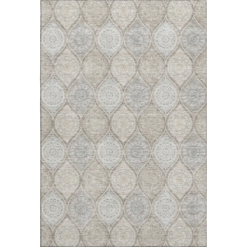 Machine Washable Indoor/Outdoor Neo Linen 8\' x 10\' Rug