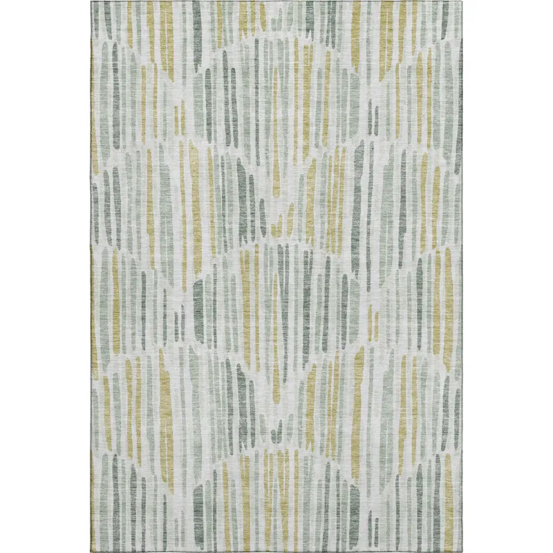 Machine Washable Indoor/Outdoor Neo Sage 9\' x 12\' Rug