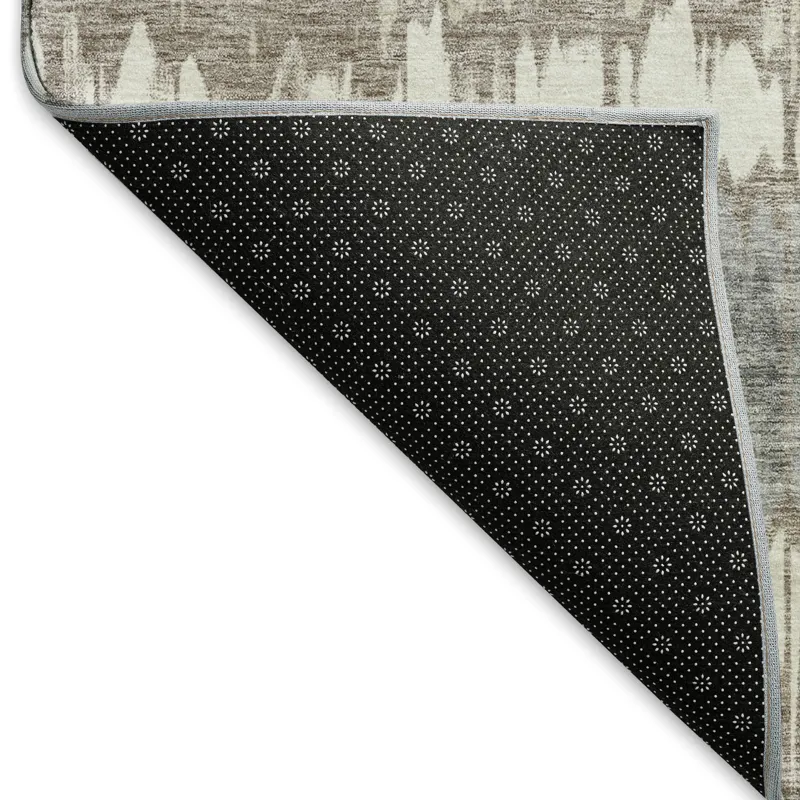 Machine Washable Indoor/Outdoor Neo Taupe 8\' x 10\' Rug