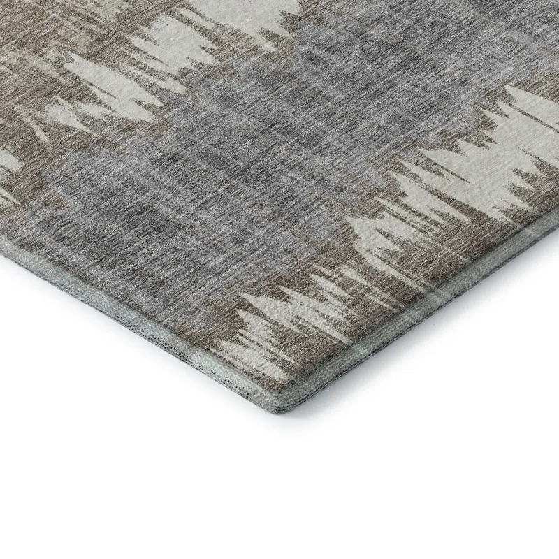 Machine Washable Indoor/Outdoor Neo Taupe 8\' x 10\' Rug