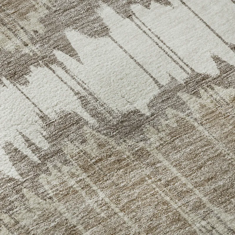 Machine Washable Indoor/Outdoor Neo Taupe 8\' x 10\' Rug
