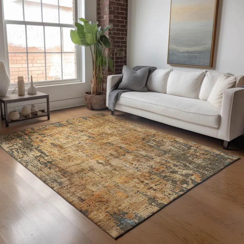 Indoor/Outdoor Nouveau Copper 8\' x 10\' Rug