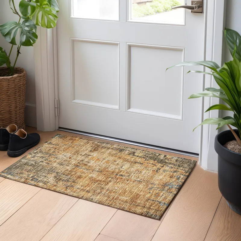 Indoor/Outdoor Nouveau Copper 1\'8\" x 2\'6\" Rug