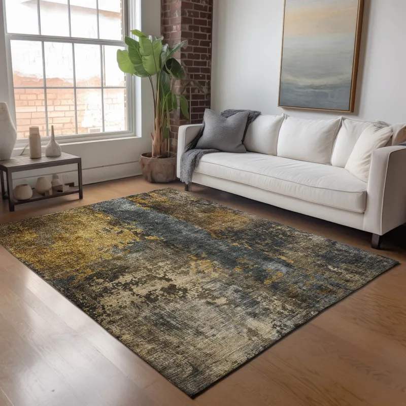 Indoor/Outdoor Nouveau Gray 9\' x 12\' Rug