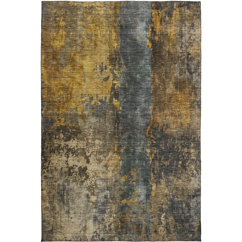 Indoor/Outdoor Nouveau Gray 9\' x 12\' Rug