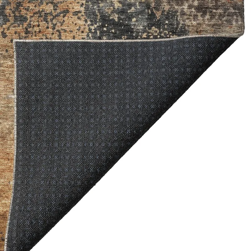 Indoor/Outdoor Nouveau Copper 2\'3\" x 7\'6\" Runner Rug