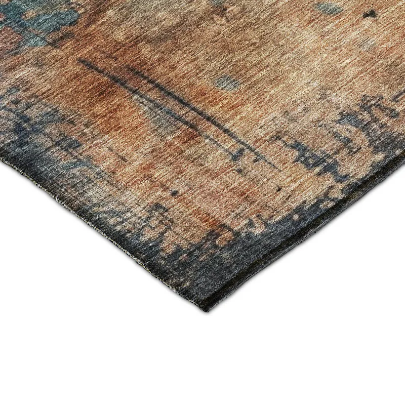 Indoor/Outdoor Nouveau Teal 10\' x 14\' Rug