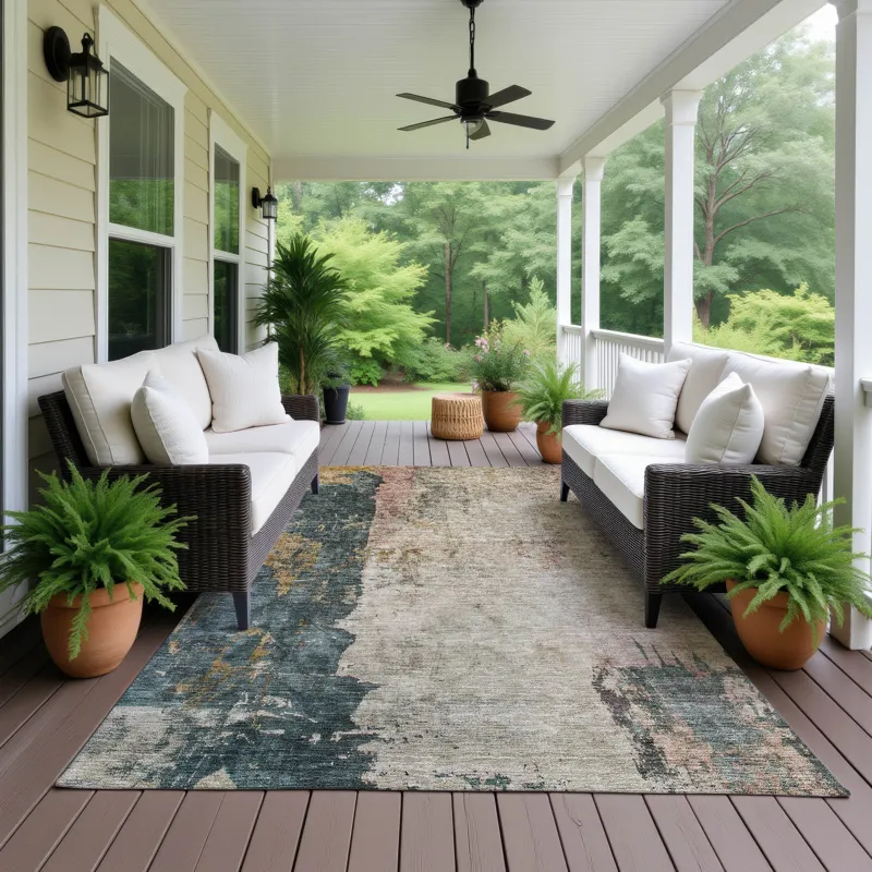 Indoor/Outdoor Nouveau Taupe 8\' x 10\' Rug