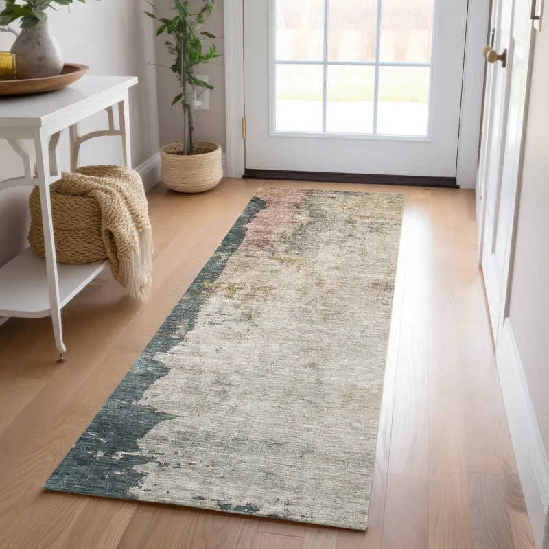 Indoor/Outdoor Nouveau Taupe 2\'3\" x 7\'6\" Runner Rug