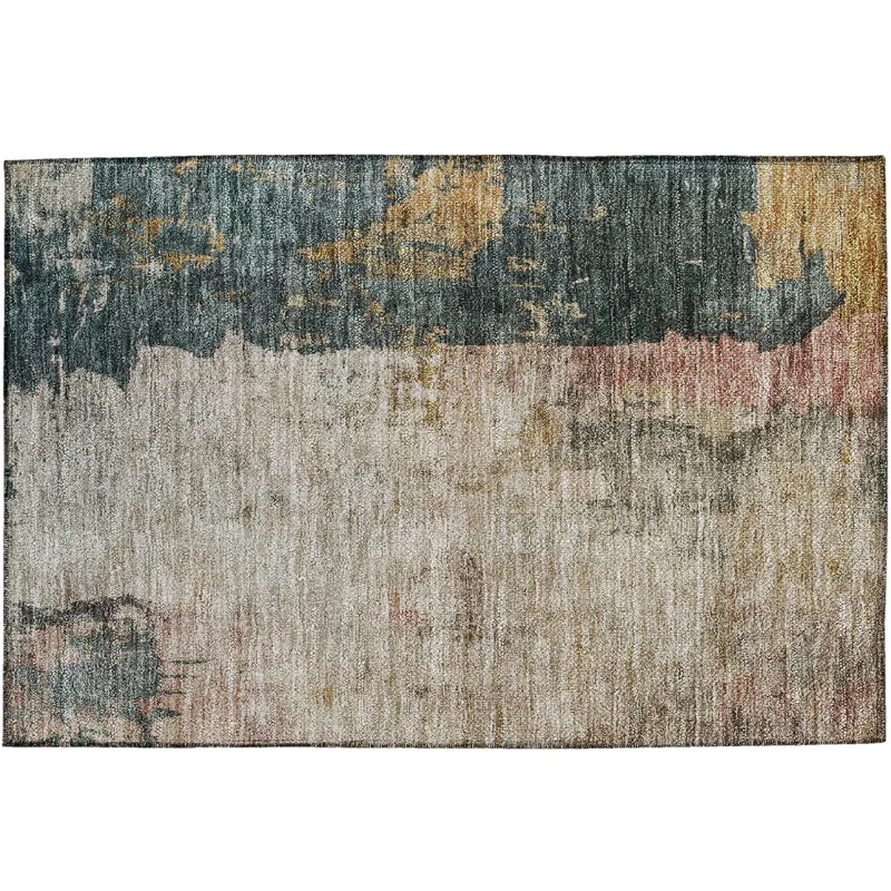 Indoor/Outdoor Nouveau Taupe 1\'8\" x 2\'6\" Rug