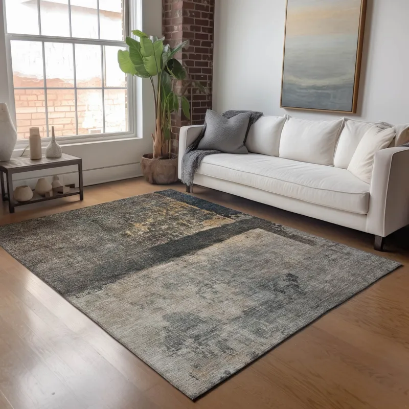 Indoor/Outdoor Nouveau Coffee 10\' x 14\' Rug