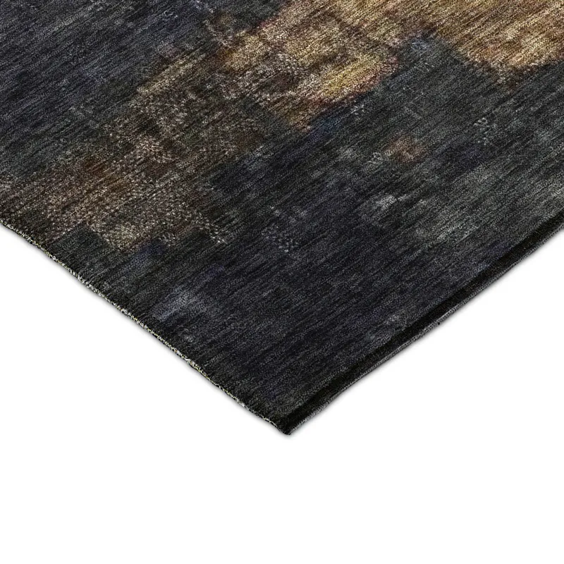 Indoor/Outdoor Nouveau Charcoal 2\'6\" x 3\'10\" Rug