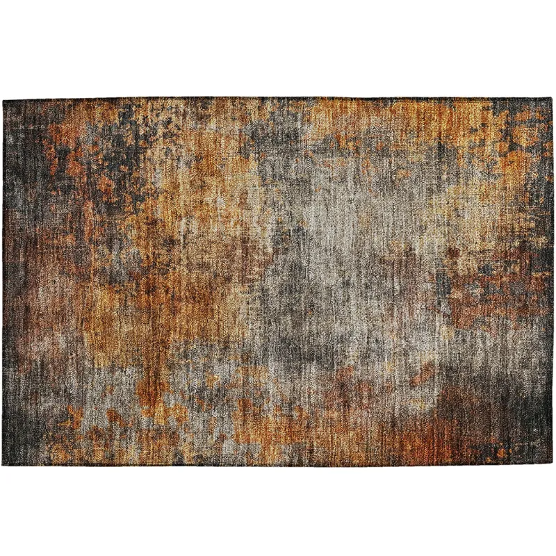 Indoor/Outdoor Nouveau Paprika 1\'8\" x 2\'6\" Rug