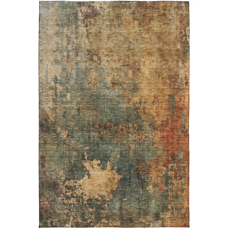 Indoor/Outdoor Nouveau Sage 8\' x 10\' Rug
