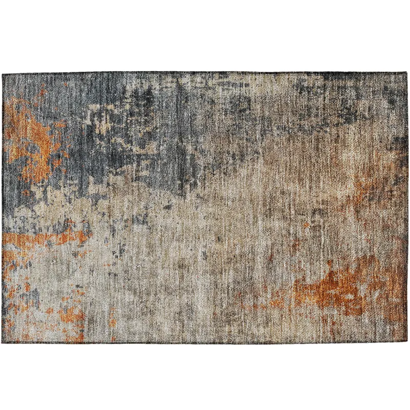 Indoor/Outdoor Nouveau Khaki 1\'8\" x 2\'6\" Rug