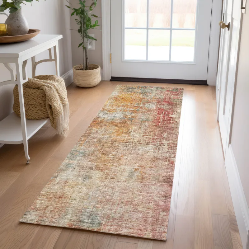 Indoor/Outdoor Nouveau Tan 2\'3\" x 7\'6\" Runner Rug