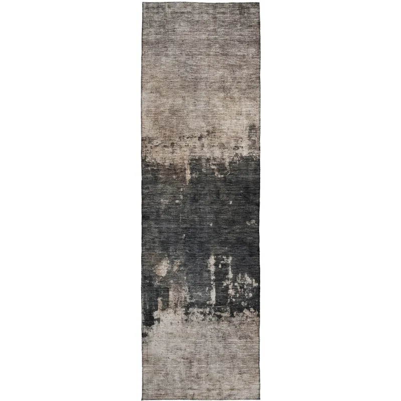 Indoor/Outdoor Nouveau Taupe 2\'3\" x 7\'6\" Runner Rug