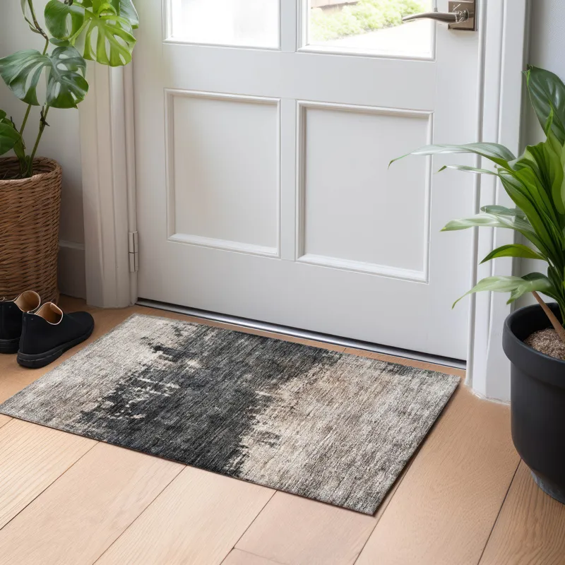 Indoor/Outdoor Nouveau Taupe 1\'8\" x 2\'6\" Rug
