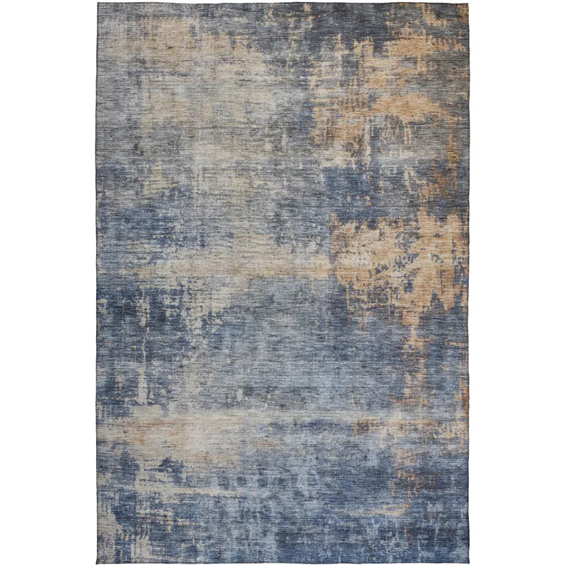 Indoor/Outdoor Nouveau Denim 9\' x 12\' Rug