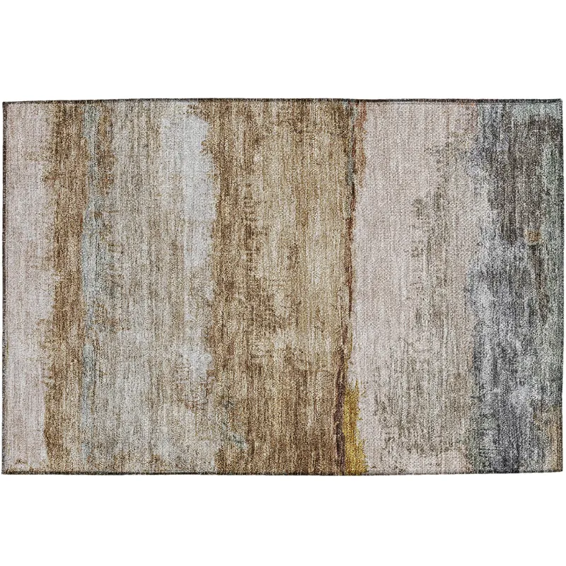 Indoor/Outdoor Nouveau Beige 1\'8\" x 2\'6\" Rug