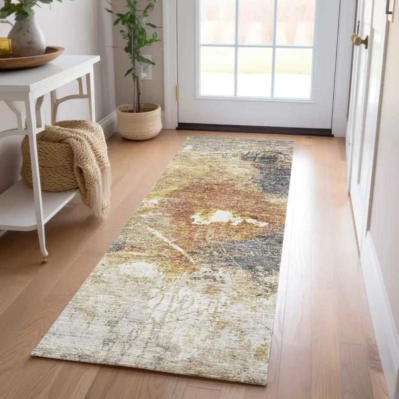 Indoor/Outdoor Nouveau Taupe 2\'3\" x 7\'6\" Runner Rug