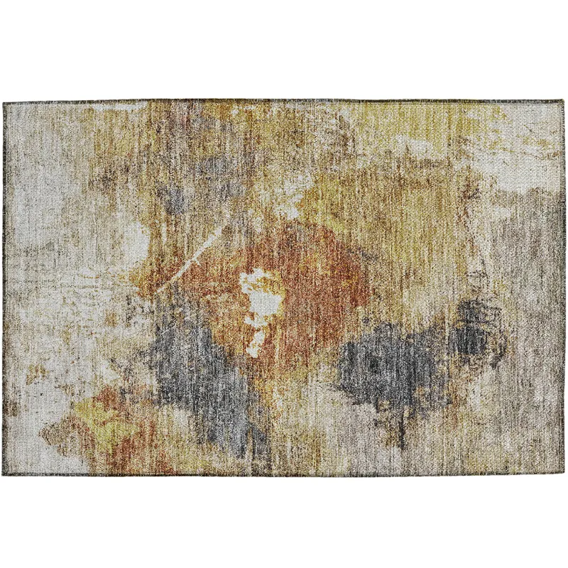 Indoor/Outdoor Nouveau Taupe 1\'8\" x 2\'6\" Rug