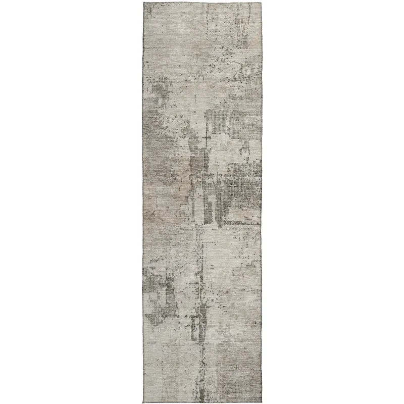 Indoor/Outdoor Nouveau Linen 2\'3\" x 7\'6\" Runner Rug