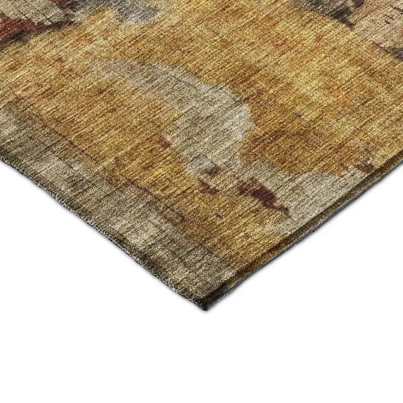 Indoor/Outdoor Nouveau Khaki 3\' x 5\' Rug