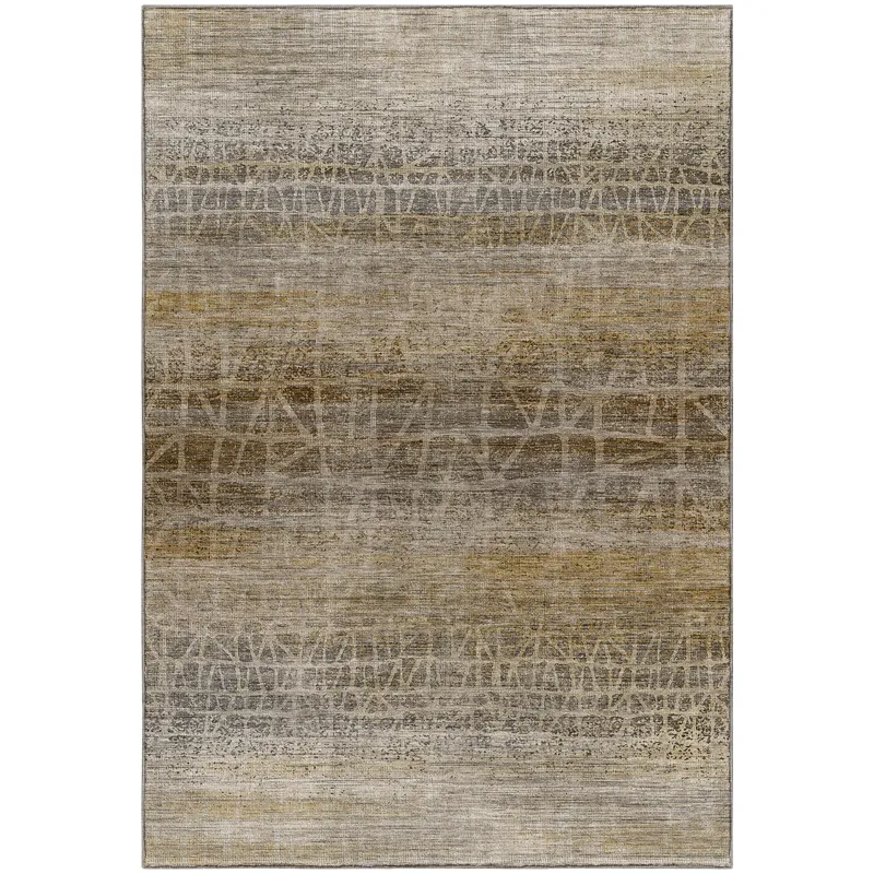 Machine Washable Nexus Beige 9\' x 12\' Rug